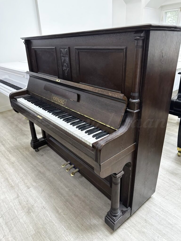 Немецкое пианино Krause. Салонный рояль C. Bechstein. Магазин Пианино-Рояли напротив московской консерватории.