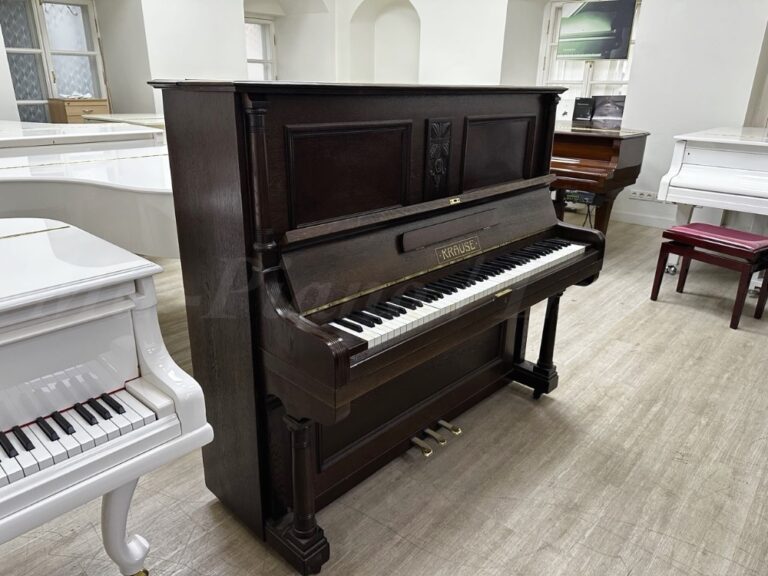 Немецкое пианино Krause. Салонный рояль C. Bechstein. Магазин Пианино-Рояли напротив московской консерватории.