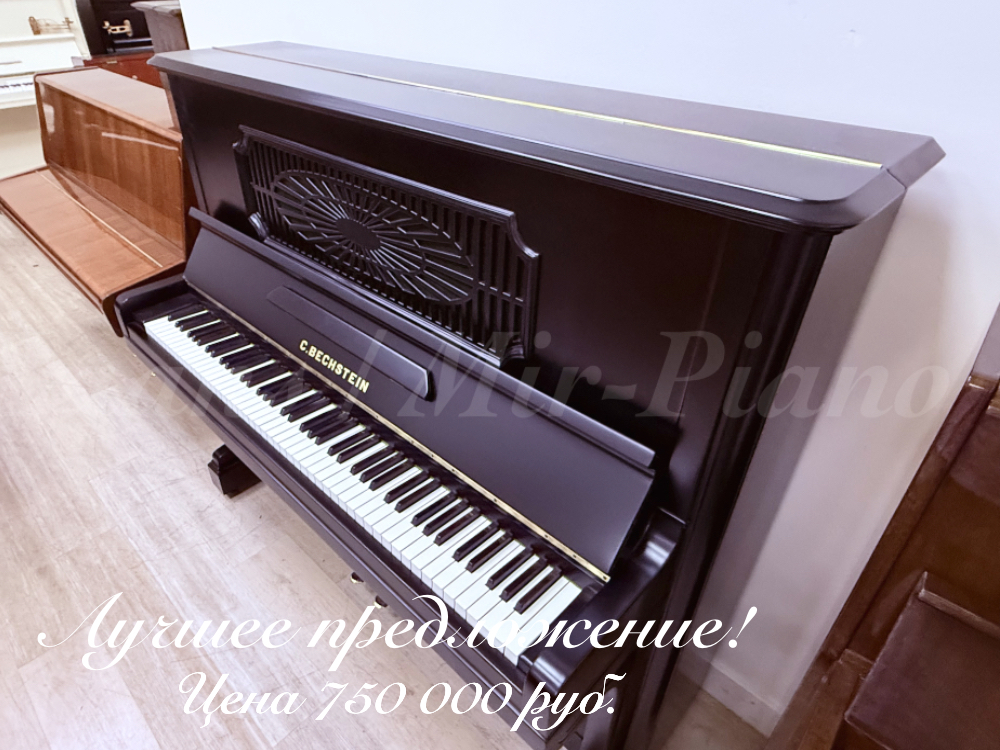 Пианино C. Bechstein. Магазин Пианино-Рояли напротив московской консерватории.